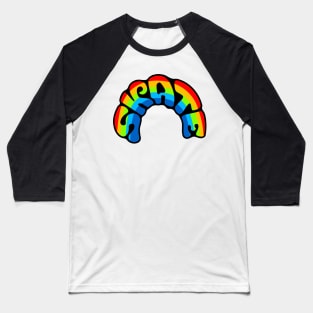 Skate the Rainbow Baseball T-Shirt